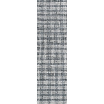 Dynamic Rugs Sonoma 2531 Solid Color Rug, Gray, 2'2"x7'7" Runner