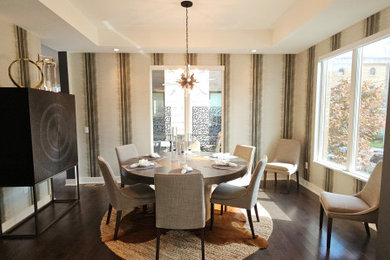 Dining room - contemporary dining room idea in Indianapolis