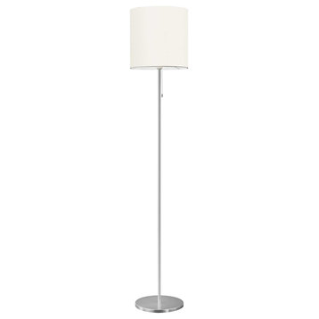 Eglo 82813 Sendo Single-Bulb Floor Lamp - Aluminum