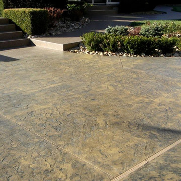 Rustic Stamped Concrete Patios, Pool Decks and Hardscapes