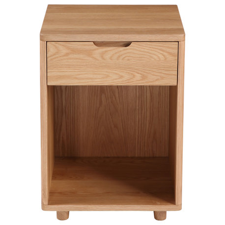 Osamu Oak Nightstand