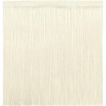 Chainette Fringe Trim, Color# OW - Off White Ivory [11 Yards]