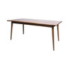 Dalton Mid Century Solid Wood Dining Table, 71"