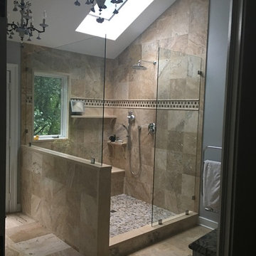 Walk in Shower Master Bathroom Remodel