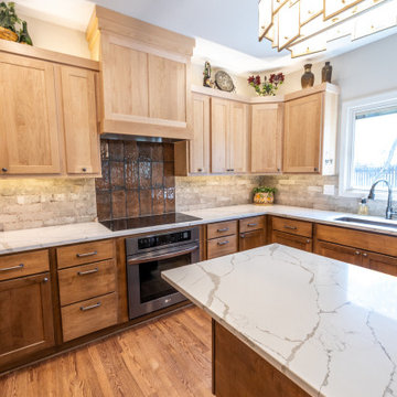 Olathe Kitchen Remodel with Powder Bath + Laundry Room Transformation