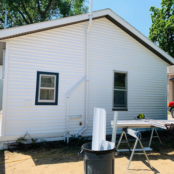 fire roof rebuild