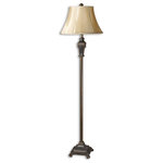Uttermost - Uttermost 28218-2 Emmanuel - 1 Light Floor Lamp (Set Of 2) - Golden Bronze With Antiqued Black Details. SilkenEmmanuel 1 Light Flo Golden Bronze/Antiqu *UL Approved: YES Energy Star Qualified: n/a ADA Certified: n/a  *Number of Lights: Lamp: 1-*Wattage:150w TYPE A bulb(s) *Bulb Included:No *Bulb Type:TYPE A *Finish Type:Golden Bronze/Antiqued Black