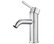 7" Faucet Single Handle Deck Mount Basin Mixer Tap, Chrome