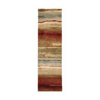 Orian Wild Weave Dusk to Dawn Shag Area Rug, Multi, 2