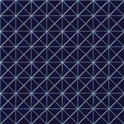 Artistic Pool Tile: Federal blue glossy - TR2-SA-P4 - Mosaic Tile