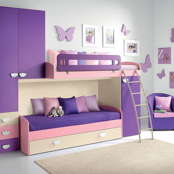Modern Kids Bunk Bedroom Furniture Set VV G029 - UmodStyle.com