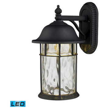 Cylinder 14 Inch 6W 1 LED Outdoor Wall Lantern - Transitional Porch Light