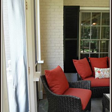 Addition with Screened Porch and Master Bathroom above Porch