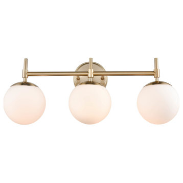 Miseno ML56033 Redondo 3 Light 24"W Bathroom Vanity Light - Brushed Gold