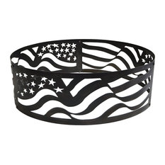 American Flag Fire Ring, 38"