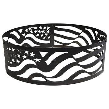 American Flag Fire Ring, 60"