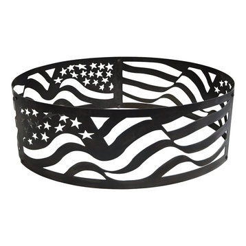 American Flag Fire Ring, 60"