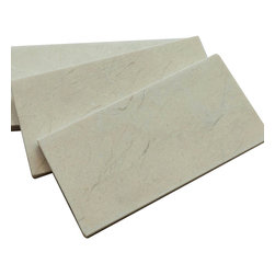 3x6 Polished Crema Marfil Stone Tile Mosaics - Home Accessories & Decor