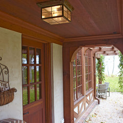 Exterior Porch Light - Outdoor Flush-mount Ceiling Lighting