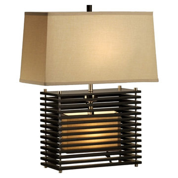 Kimura Reclining Table Lamp | Dark Brown