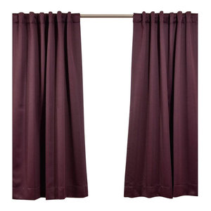 Henna Blackout Curtain Set Of 2 Mediterranean Curtains By