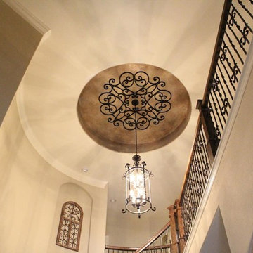 Faux Wrought Iron Ceiling Treatments