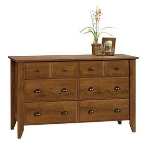 Sauder Orchard Hills Dresser In Carolina Oak Finish Transitional