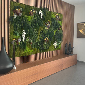 Hibiscus Island Custom Feature Wall Design