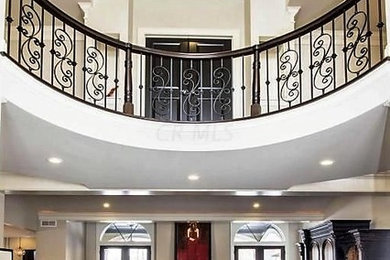 Entryway - transitional entryway idea in Columbus