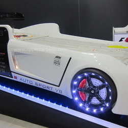 Audi Race Car Bed White - Kids Beds
