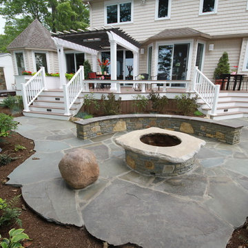 Flagstone Patio and Firepit