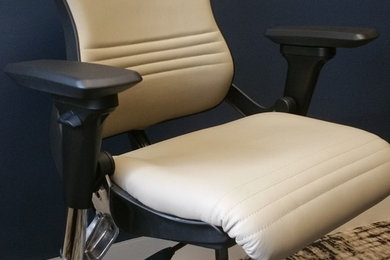 Home Office  Custom Leather Chair