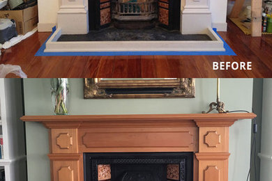 Fireplace Natural Wood Look