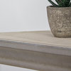 Rustic Wood Floating Corner Shelves (Set of 2) - Grey