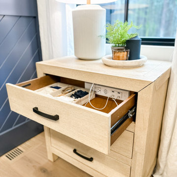 Nightstand Charging Drawer
