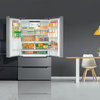 4-Piece, 36" Range, Under Cabinet Range Hood, Dishwasher and Refrigerator