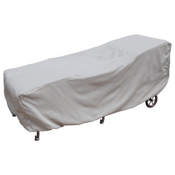 SimplyShade Large Patio Chaise Lounge Cover in Gray