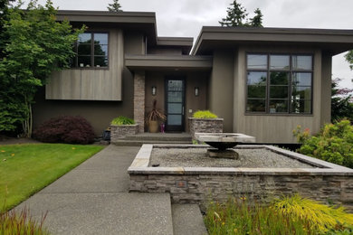 Trendy exterior home photo in Seattle