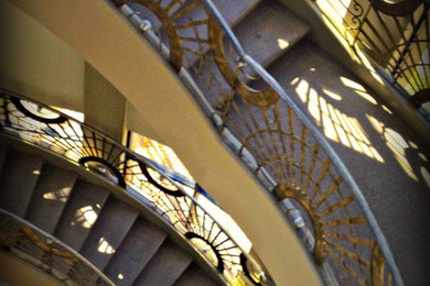 Staircase - contemporary staircase idea in Las Vegas