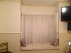 Hanging Curtains Across A Bay Window Without A Bulkhead