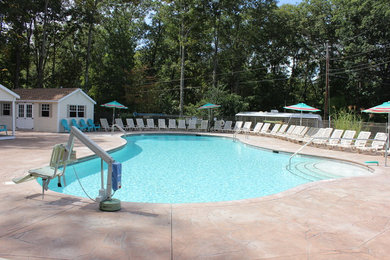 Example of a pool design in Bridgeport