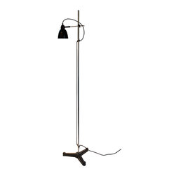 KEMIKAZE - Kemikaze Meitner Floor Lamp, Brass - Gulvlamper