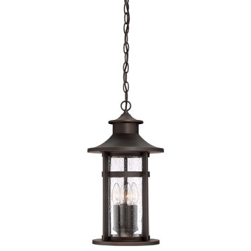 The Great Outdoors 72554-143C Highland Ridge 3 Light 8"W Outdoor - Oil Rubbed
