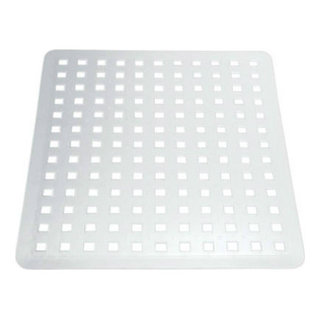 Inter-Design 60060 Pebble Sink Mat, Clear, 10.75 x 12.25