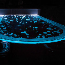 Carved Kitchen Table - Everyday Glasses