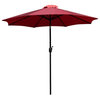 Flash Furniture Kona Red 9 FT Round Patio Umbrella GM-402003-RED-GG