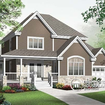 Country Charmer 9 - Plan no. 3820-V1 by Drummond House Plans