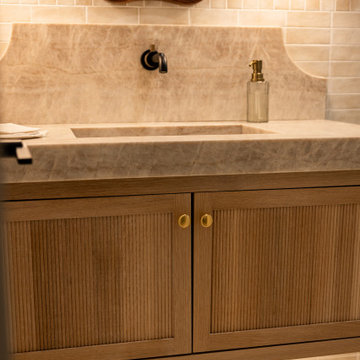 Luxury Basement Remodel with Custom Bar, Wine Display & Wellness Retreat