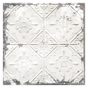 Tin Ceiling Tile Wallpaper Contemporary Wallpaper By