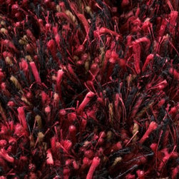 Ronaldo Dark Red Contemporary & Modern Rug by Linie Design - Rugs